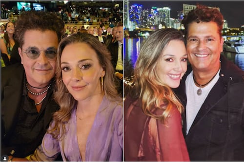 “Una reina” Esposa de Carlos Vives roba miradas con elegante gesto durante los Latin Billboard 2025