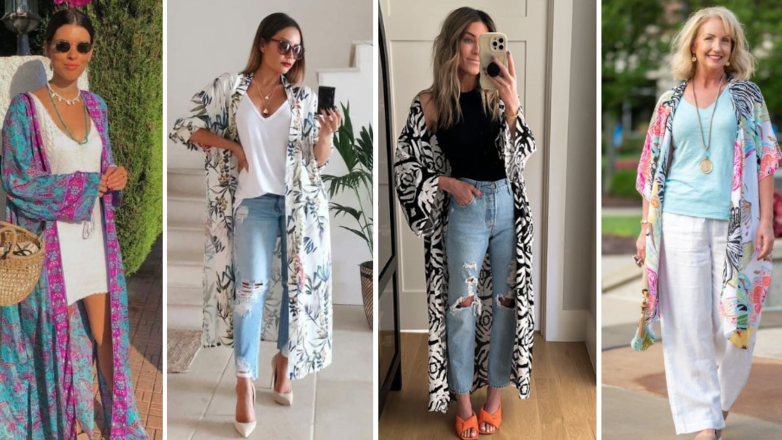 Cómo combinar el kimono