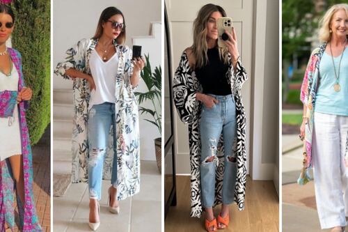 Kimono: 5 ideas de looks para combinarlos y andar cómodas entre los 30 y 50 años