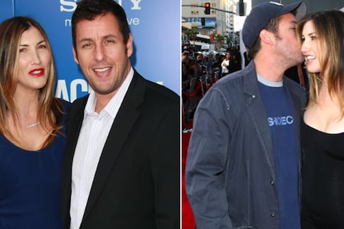 “Opacó a Angelina”, el sexy vestido con el que esposa de Adam Sandler se robó las miradas en los Golden Globes