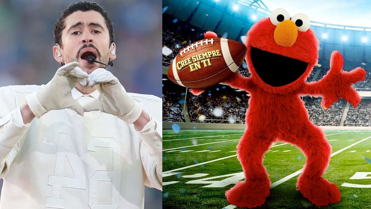El personaje de Plaza Sésamo reaccionó a la presentación de Bad Bunny en el Super Bowl