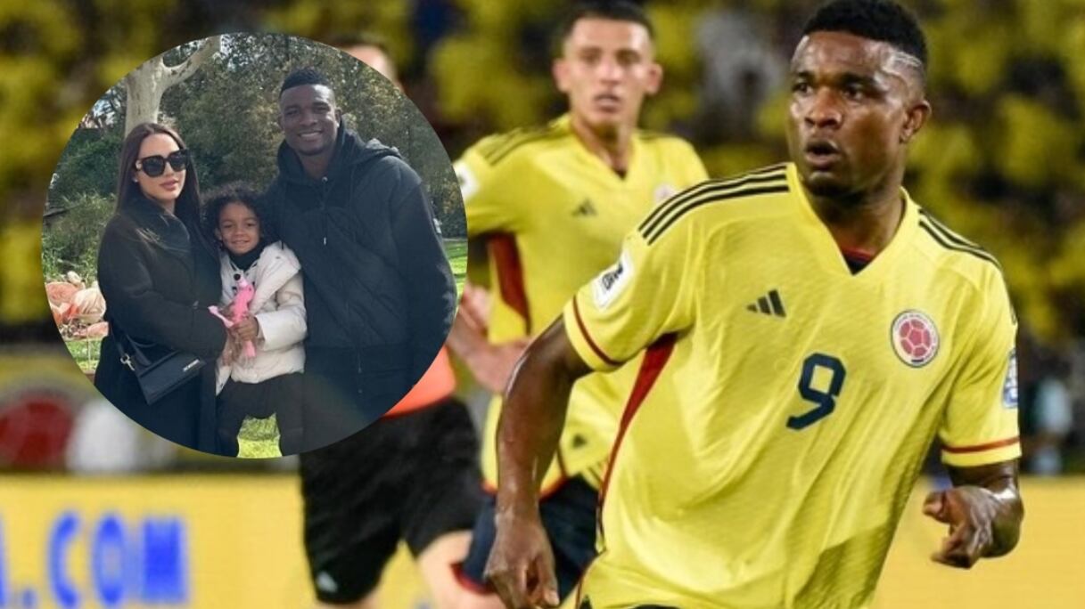 Ella es la esposa española de Jhon Cordoba, la gran ficha de la Selección Colombia contra Bolivia