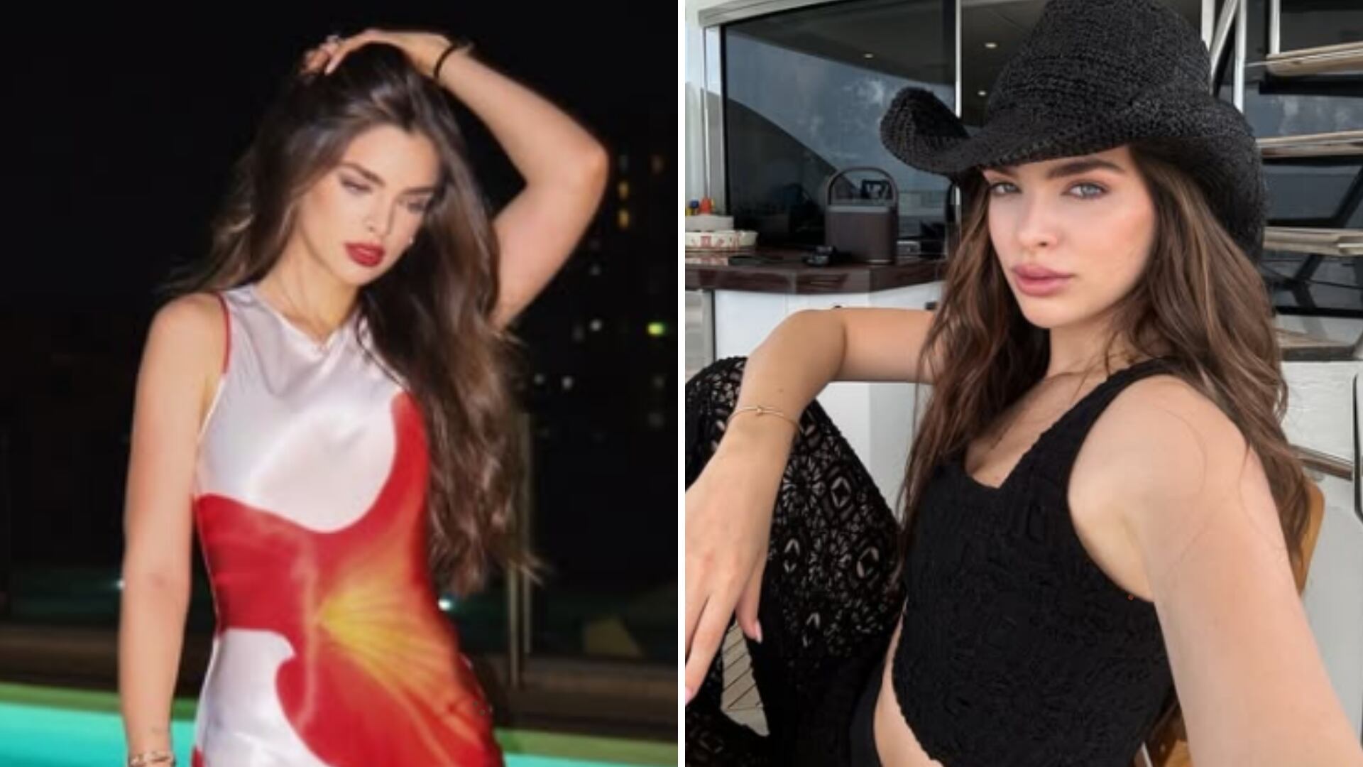 Como diosa griega, Nadia Ferreira llevó el look playero más elegante y chic del 2025.