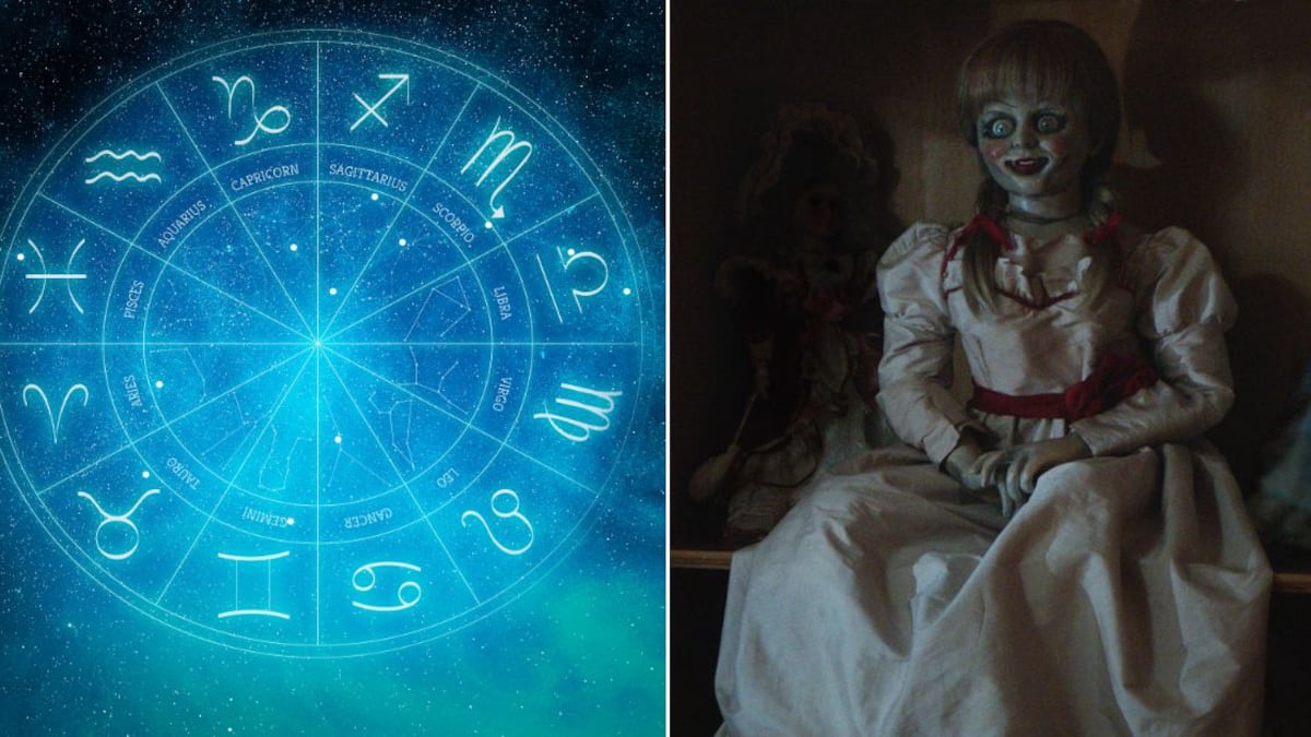 Los signos zodiacales pueden verse representados en algunas películas de terror