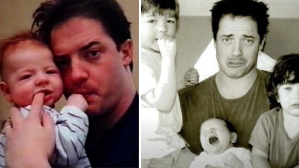Así lucen los hijos y la ex esposa de Brendan Fraser