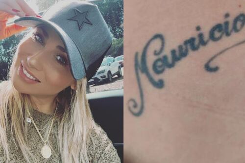 “No se borran las historias borrándose un tatuaje”: Gissella Gallardo reveló por qué decidió quitarse el nombre de Mauricio de su cuerpo