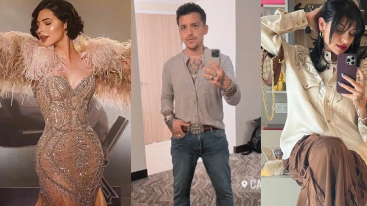 Nodal, Cazzu y Ángela Aguilar