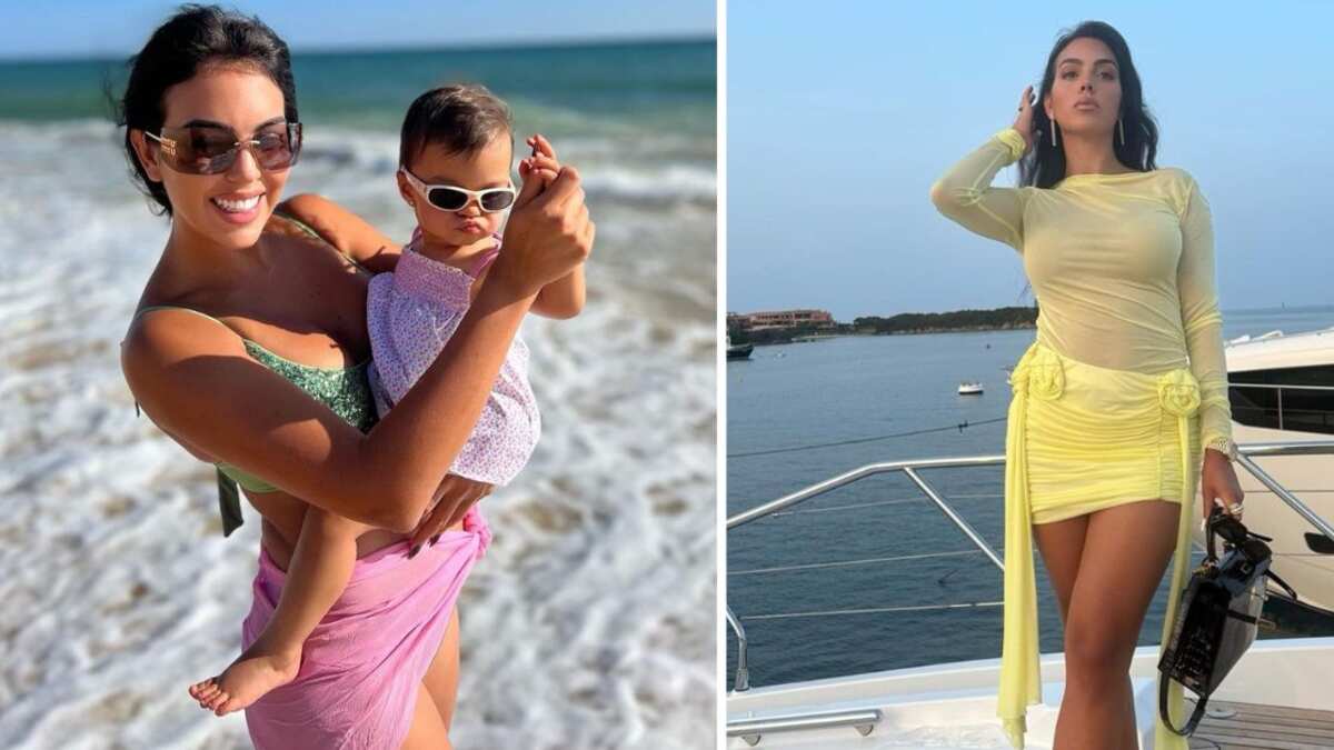 Luego de ser blanco de constantes críticas, Georgina Rodríguez mostró su faceta humilde mientras posaba en bikini frente al mar.