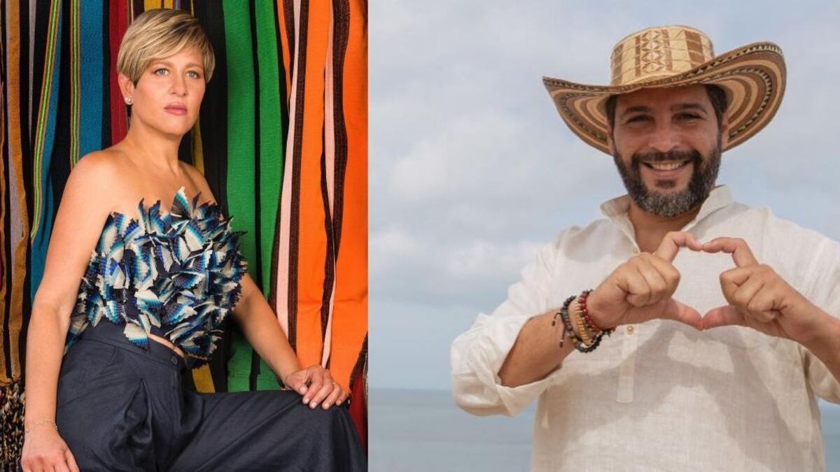 Agmeth Escaf y Verónica Alcoce