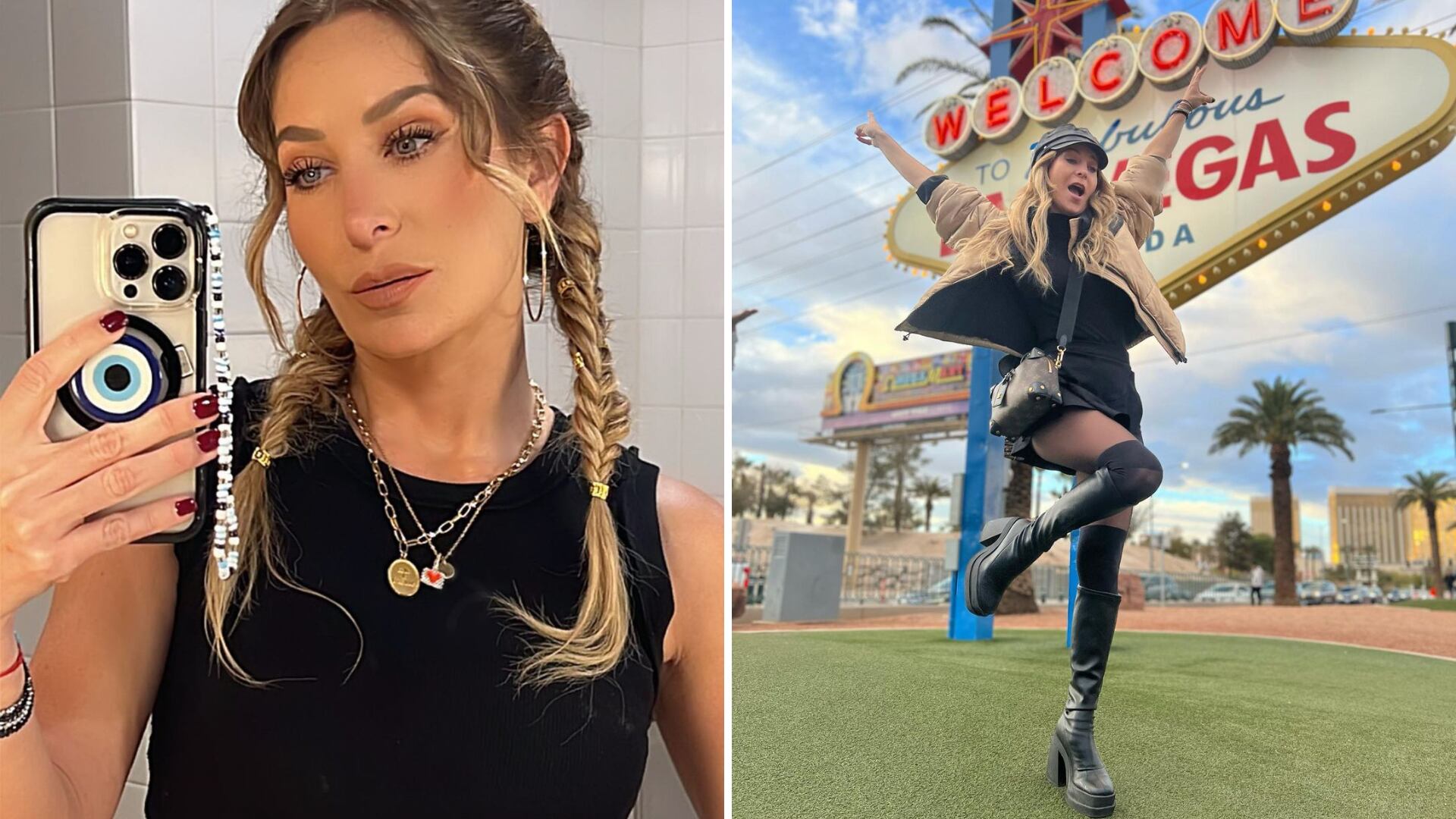 En tacones y con una diminuta prenda de vestir mostró su absoluta recuperación.