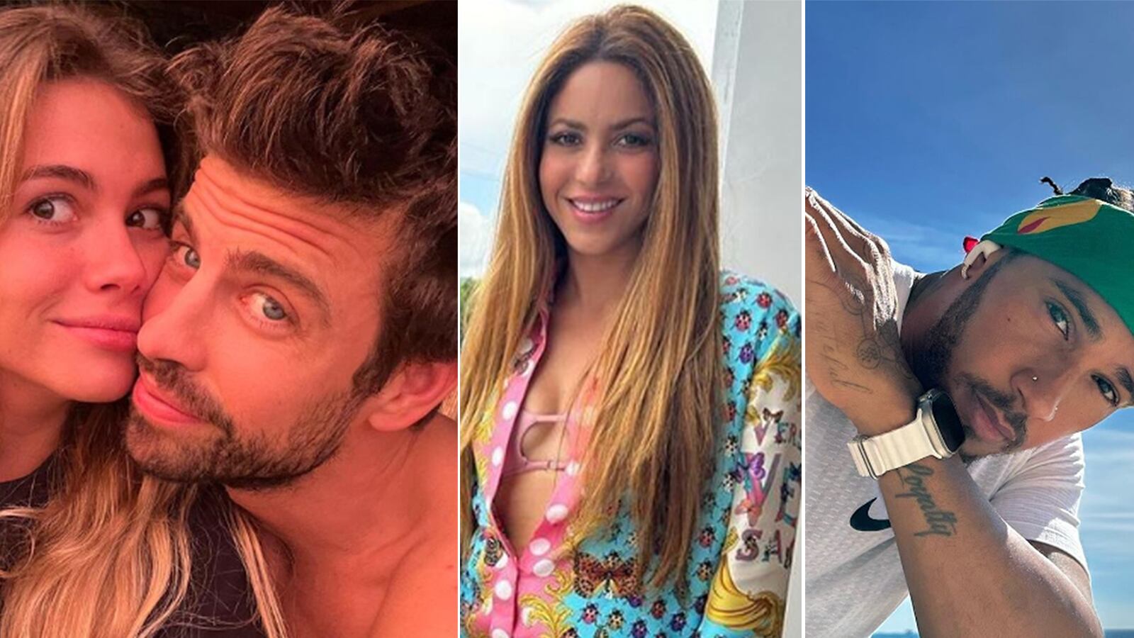 Piqué es ‘chichipato’ hasta con Clara chía: mientras Hamilton ‘gana millas’ con Shakira.