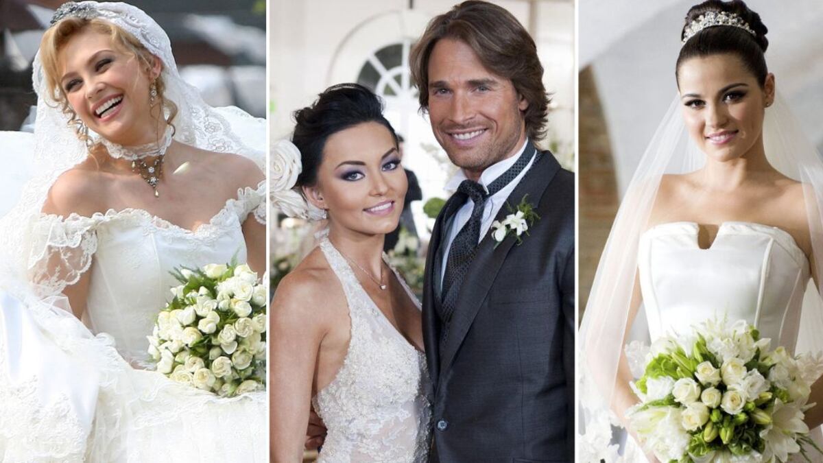 Aracely Arámbula, Angelique Boyer y Maite Perroni se han casado varias veces en las telenovelas