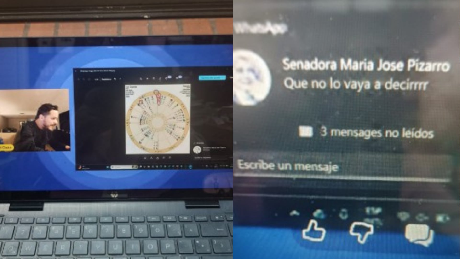 Astrólogo reacciona a mensajes de María José Pizarro