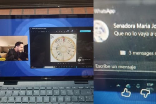 Así se defendió el astrólogo por mensaje que recibió de María José Pizarro en el que le ordenaba no hablar