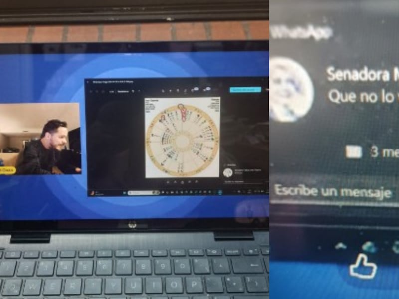 Así se defendió el astrólogo por mensaje que recibió de María José Pizarro en el que le ordenaba no hablar