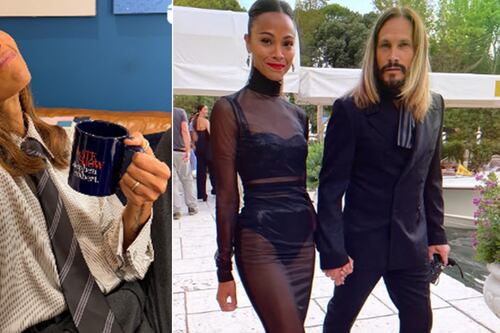 “Mostró lo dominante”: el gesto de Zoe Saldaña con su esposo en importantes premios que dio de qué hablar