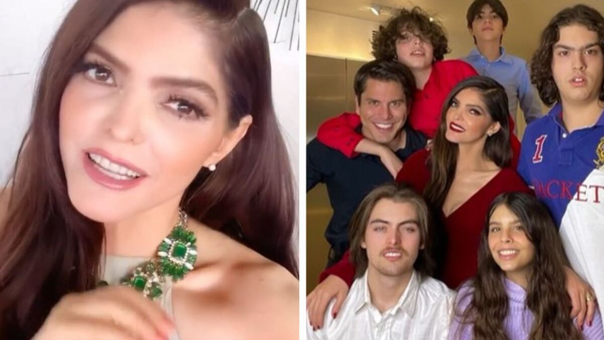Ana Bárbara tiene seis hijos tres biológicos y tres de crianza