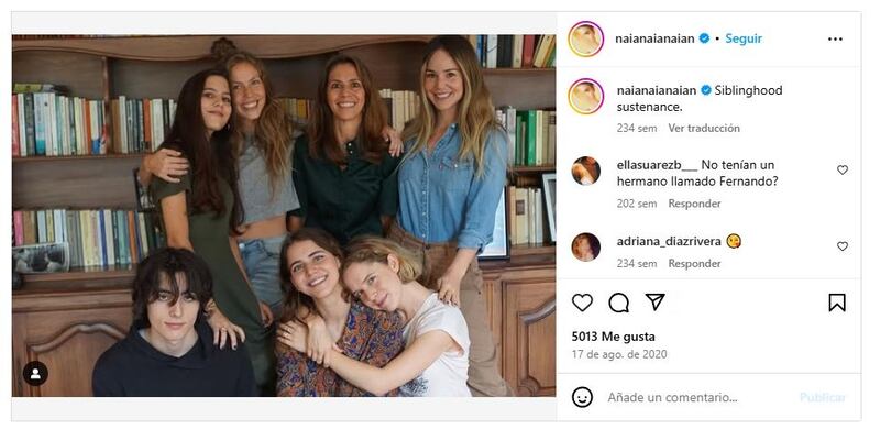 Los hijos de Fernando González Parra son muy unidos pese a ser hijos de diferentes madres