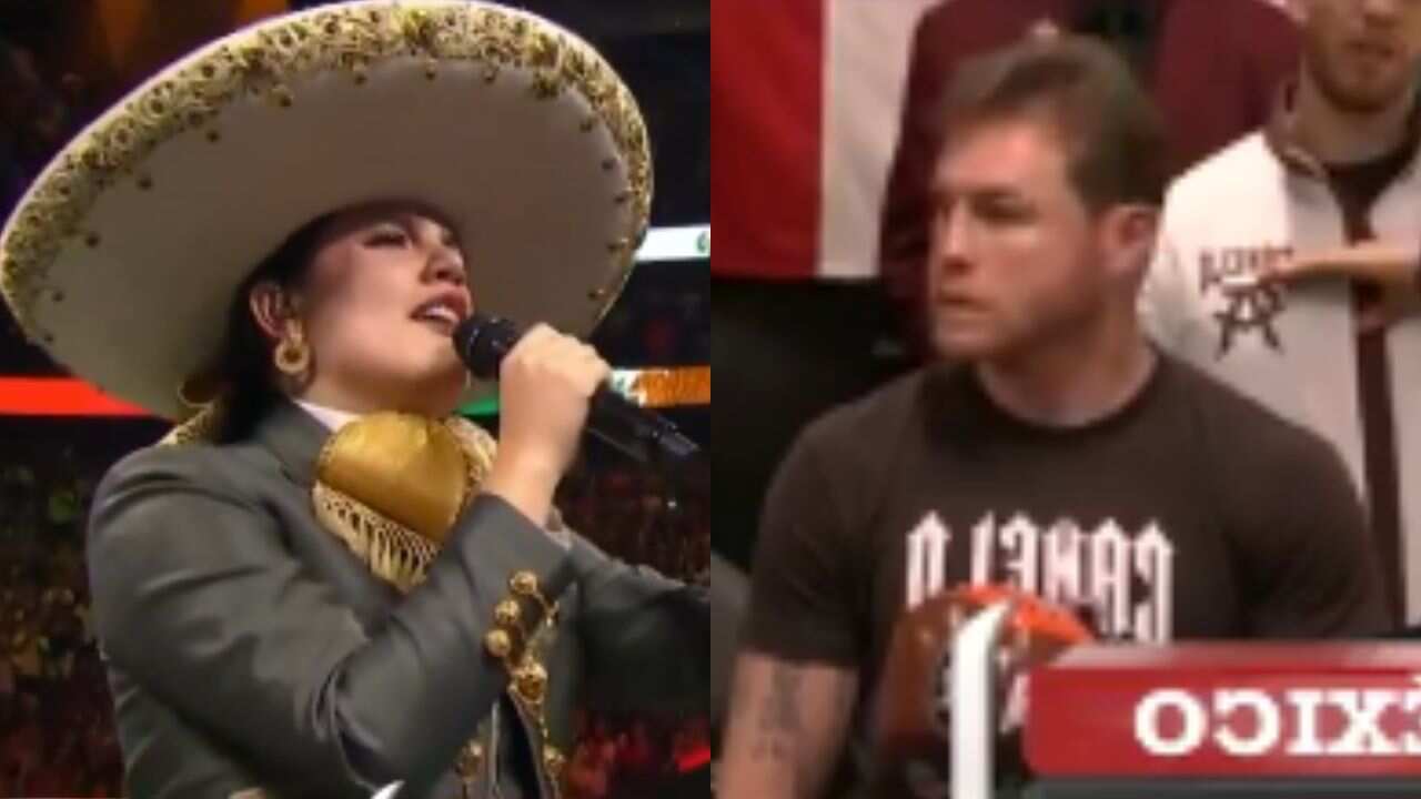 Solamente una cantante ha sido sancionada por haber modificado la letra de himno.