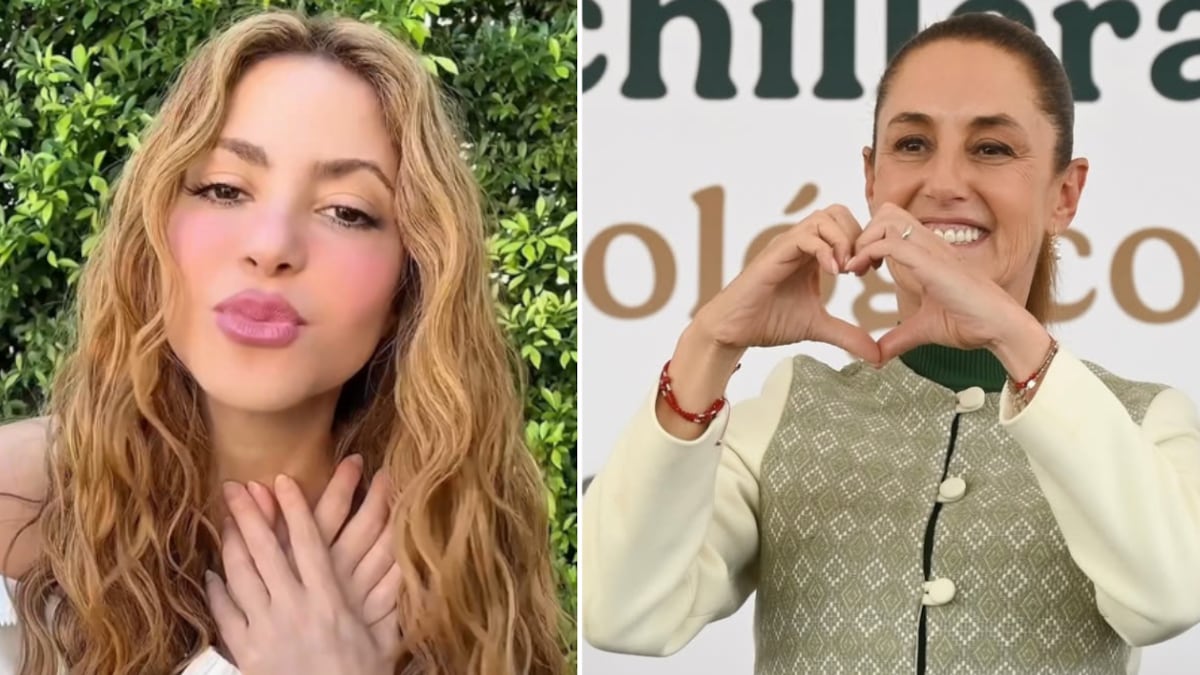 Shakira / Claudia Sheinbaum Pardo, presidenta de México