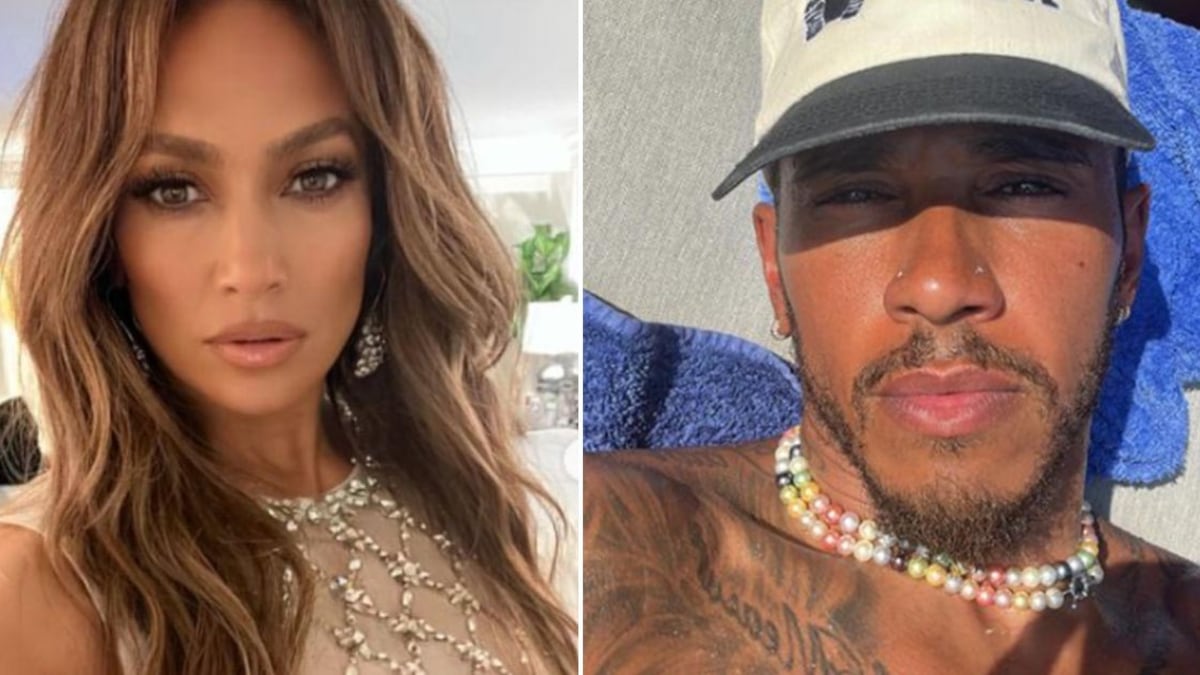 Jennifer López y Lewis Hamilton romance