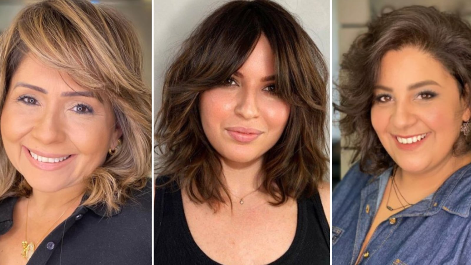 Corte bob degrafilado para caras redondas