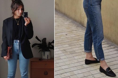 Mom jeans y mocasines: la combinación ganadora para un look cómodo y elegante a los 40