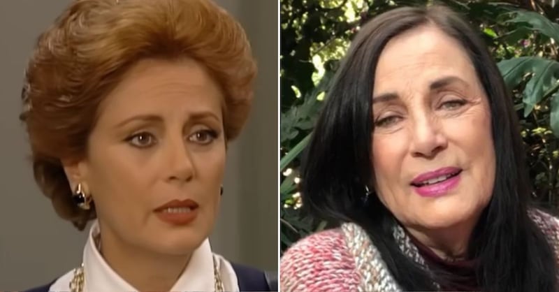 Helena Rojo en 'El privilegio de amar' y en la actualidad