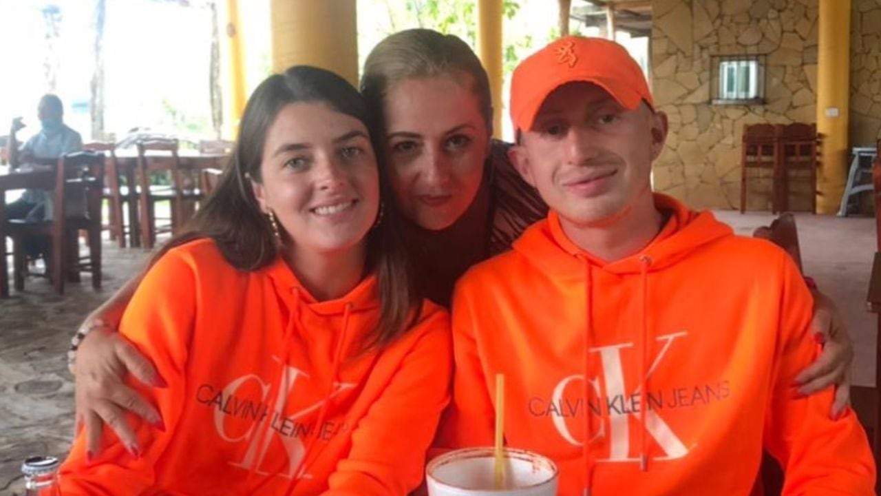 Octavio Ocaña y su mamá