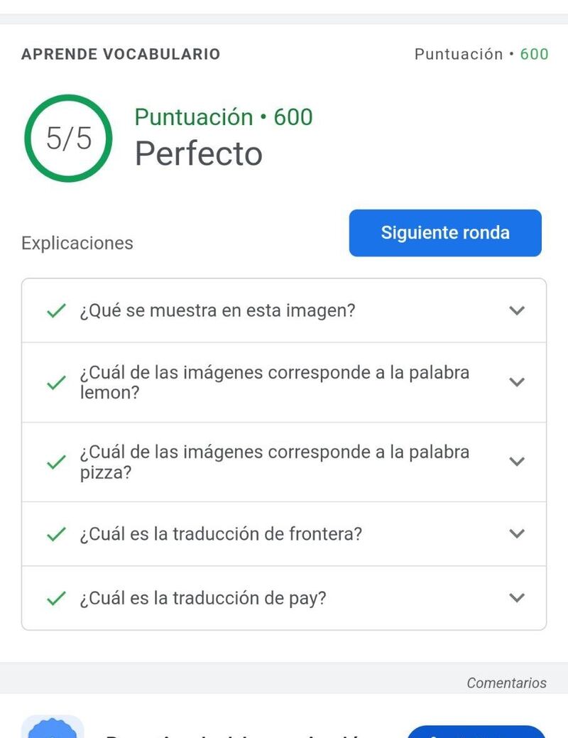 Google inglés