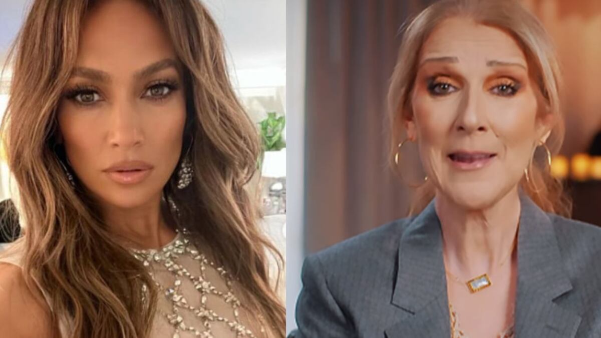 Jennifer López y Celine Dion