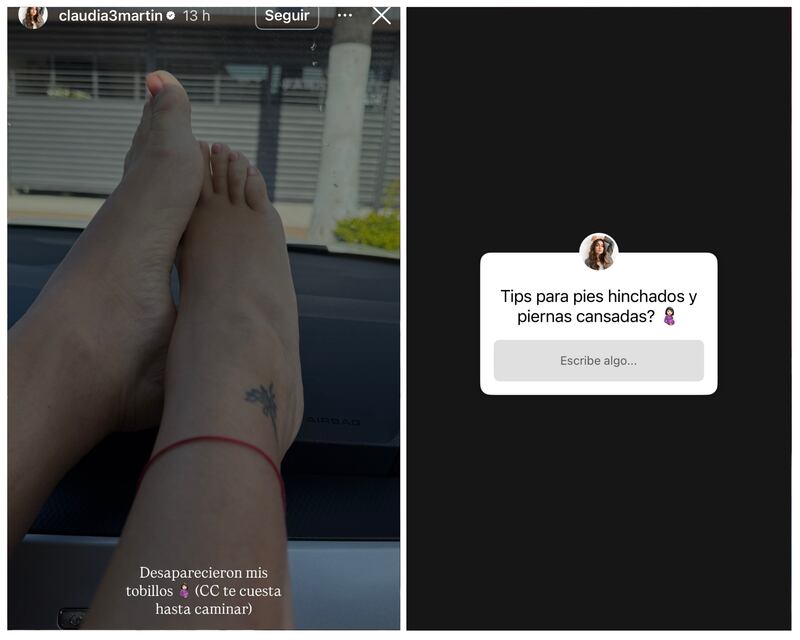 Claudia Martín muestra drástico cambio físico tras confirmar su embarazo