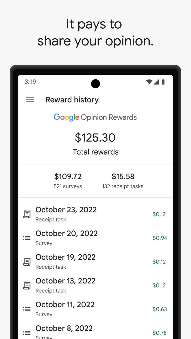 Google Opinion Rewards