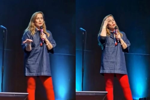 “Este cuerpo solo puede una funa a la semana”: Natalia Valdebenito ironizó sobre polémica con Villouta en pleno show