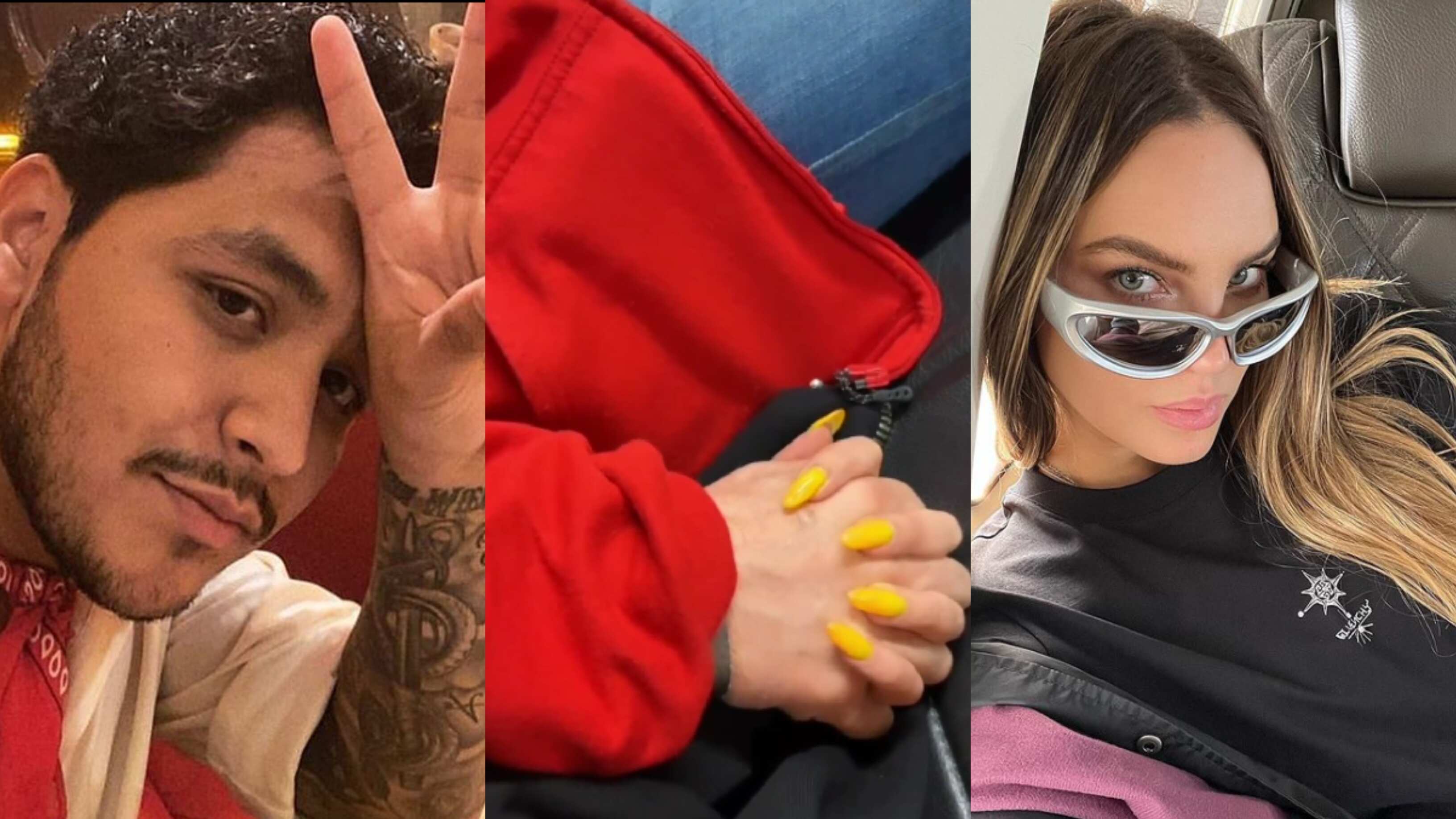 Belinda apareció tomada de la mano de "su rey"