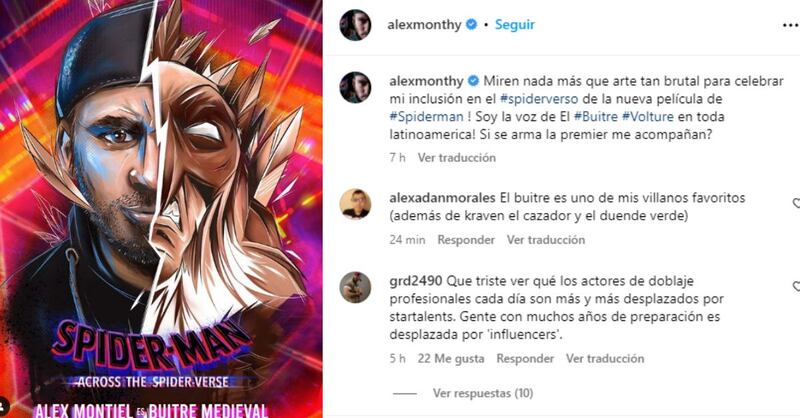 Doblaje, Alex Montiel, Spider- Man