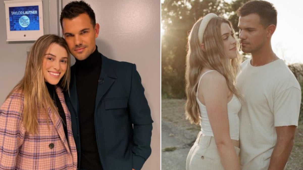 Taylor Lautner llegó al altar y sorprendió a sus fans.