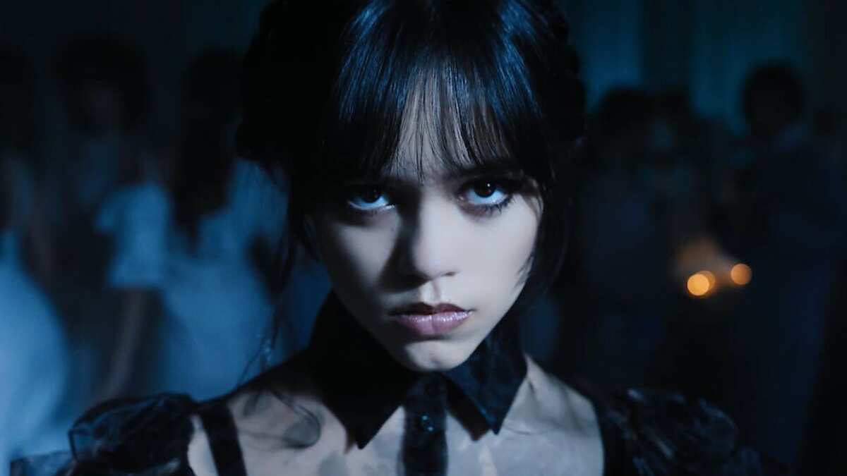 Jenna Ortega como Merlina Addams en la serie de Netflix 'Merlina'