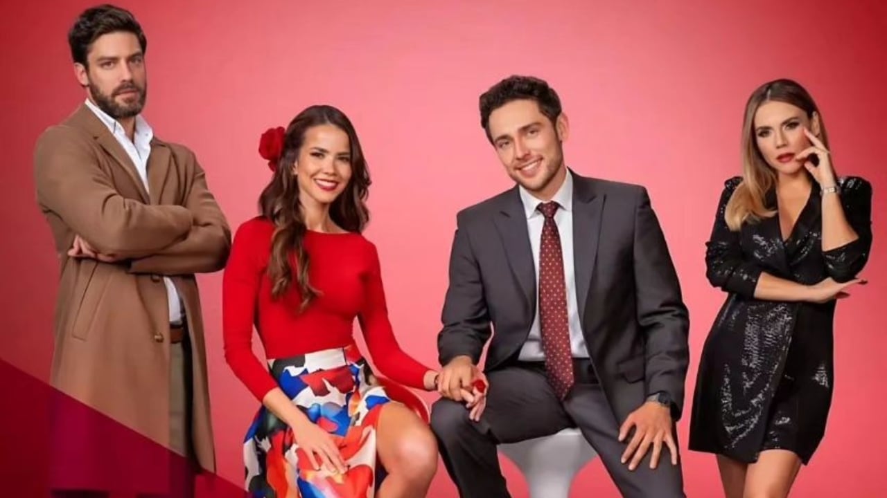 Elenco de la telenovela 'Rojo Carmesí' transmitida por RCN.