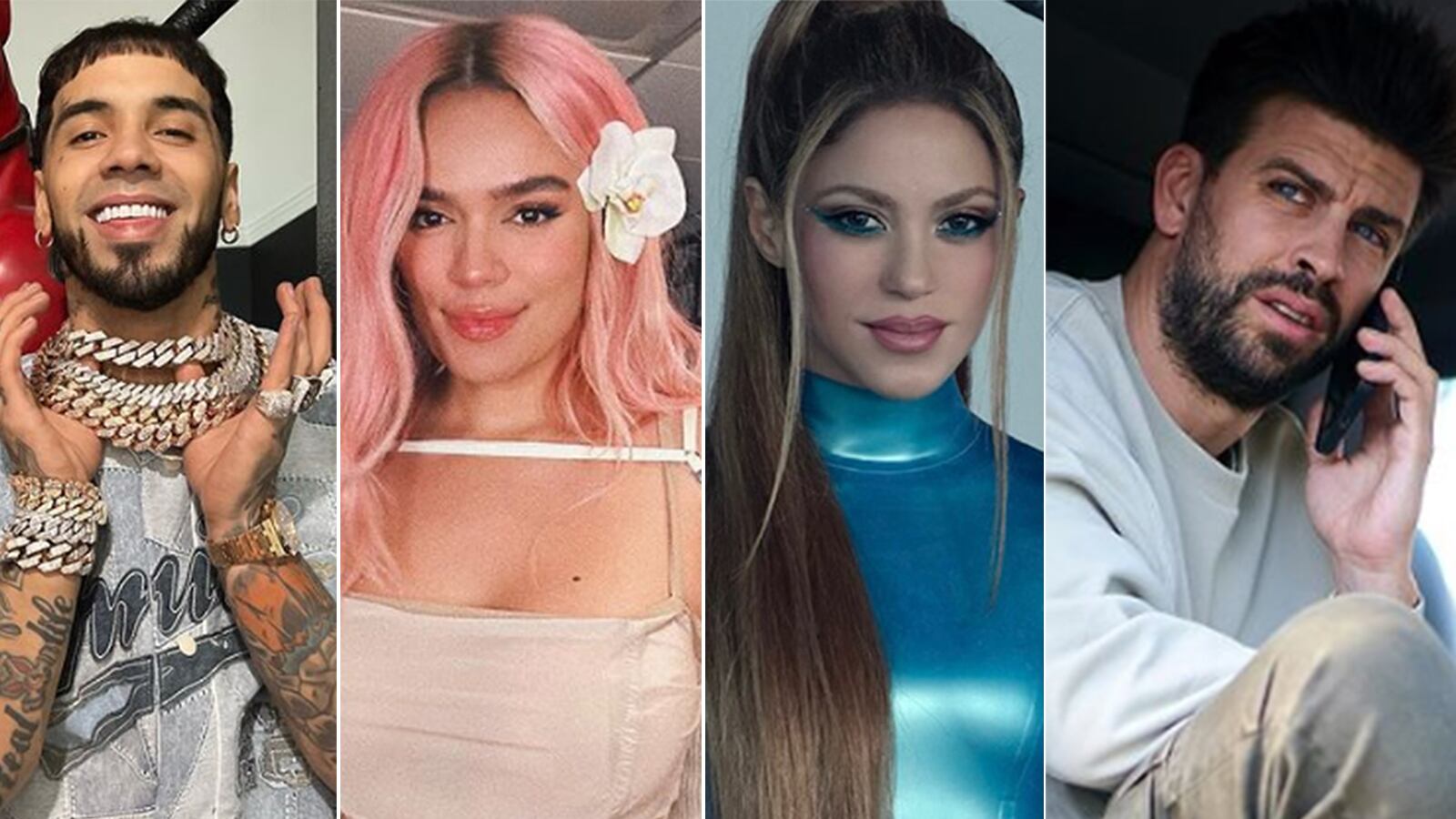 “Tóxicos mediocres”: piden a Piqué y Anuel que dejen en paz a Shakira y Karol G.
