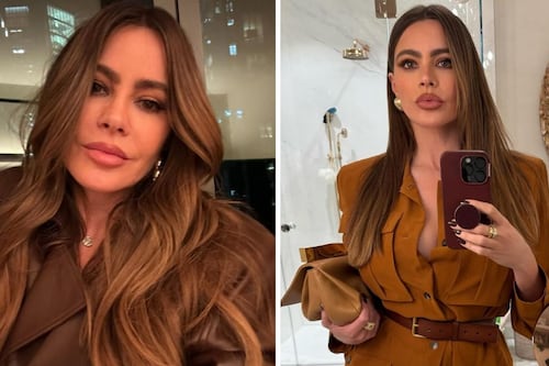 Corsé negro y pantalones anchos, el look de Sofía Vergara con el que rejuveneció