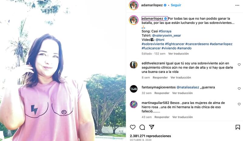 Adamari López vence el cáncer.