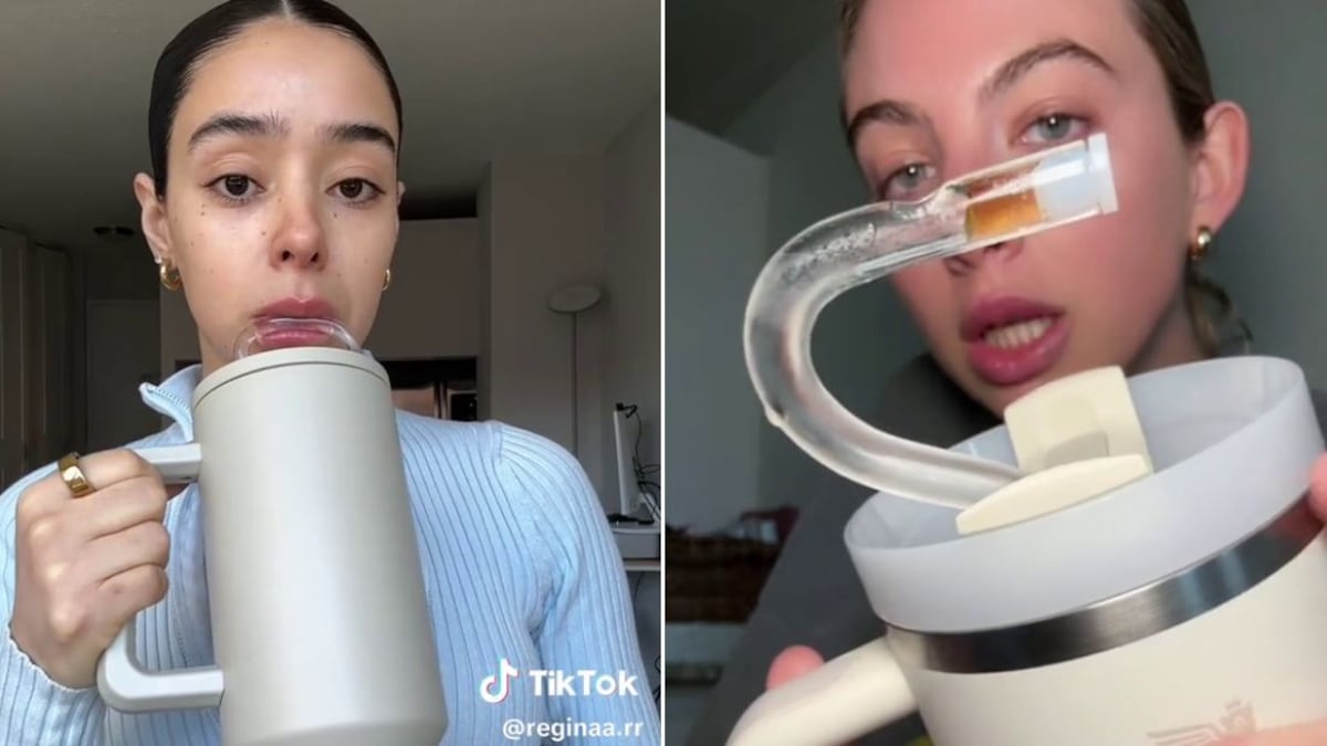 Los "popotes antiarrugas" son la última tendencia en TikTok