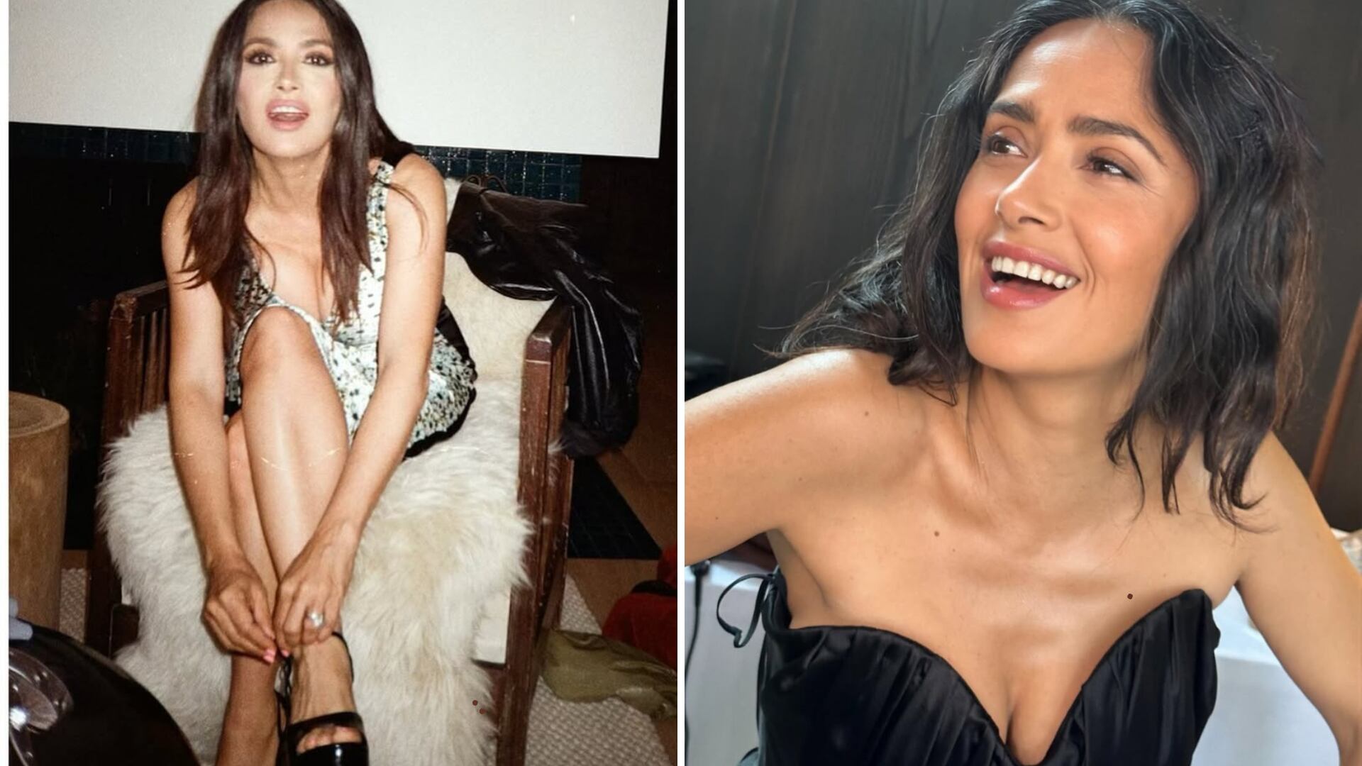 Salma Hayek asistió junto a su esposo François-Henri Pinault a la inauguración de la Catedral de Notre Dame el 7 de diciembre y deslumbró.