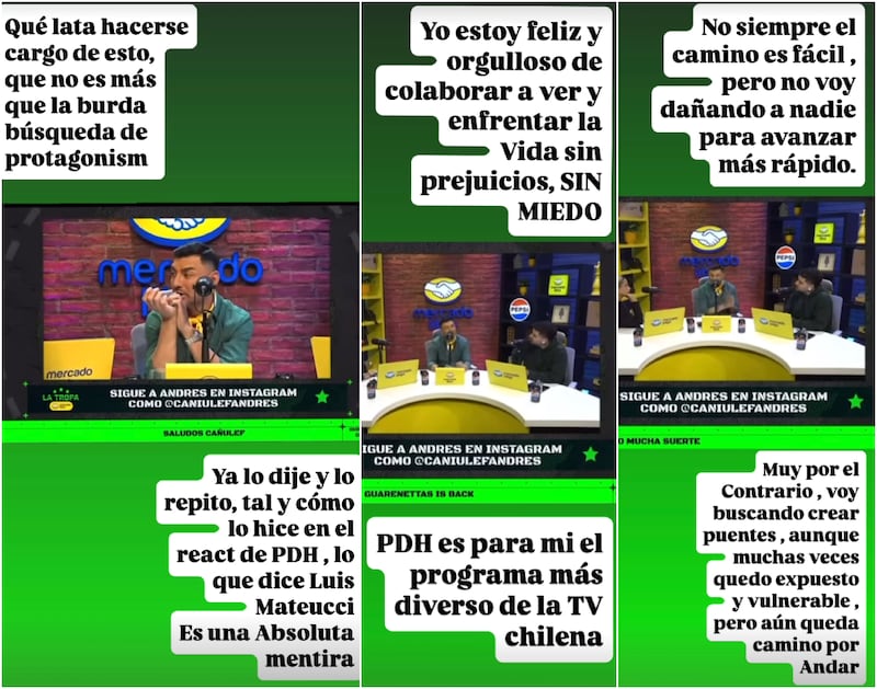 Andrés Caniulef contestó a dichos de Luis Mateucci