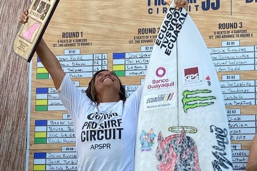 La reina de las olas: Dominic “Mimi” Barona conquista el Corona Pro Surf Circuit 2025 en Puerto Rico
