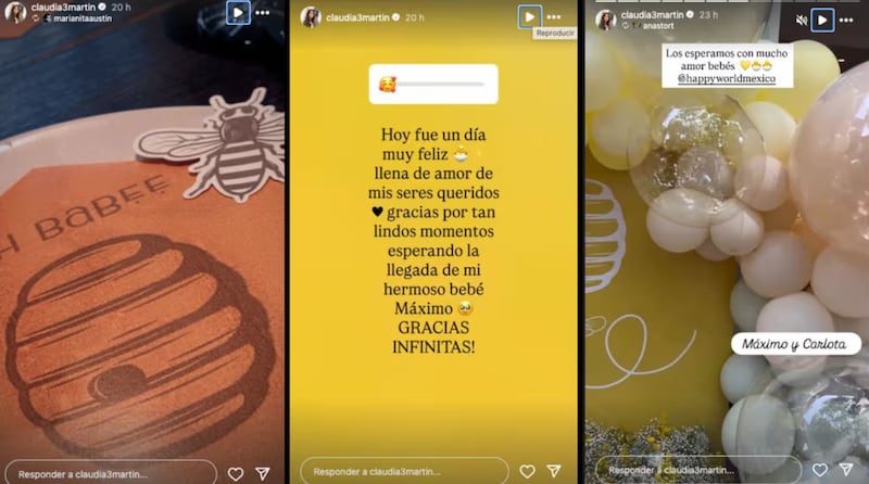 Claudia Martín compartió un tierno mensaje para su hijo