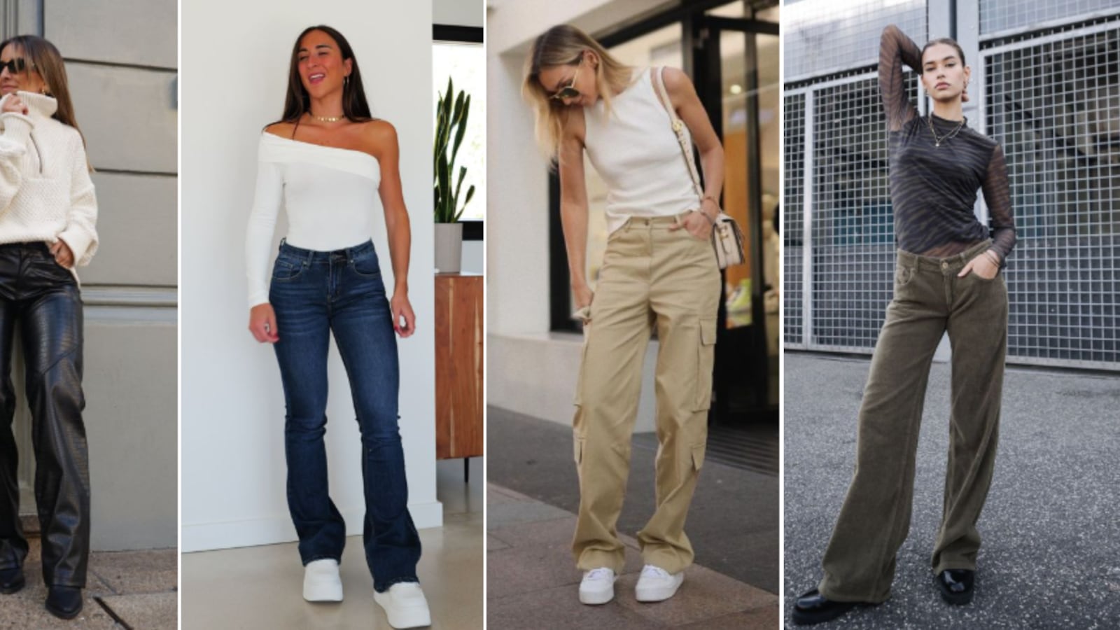 Pantalones a la cadera |