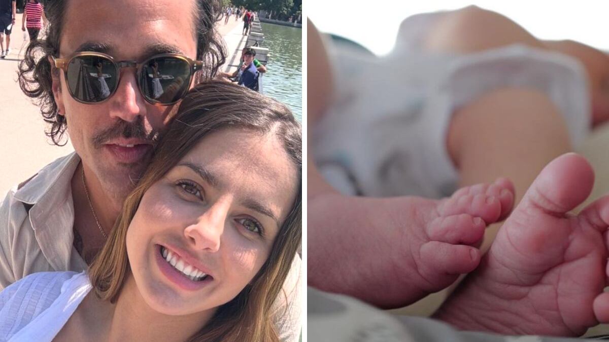 Michelle Renaud y Matías Novoa están felices por la llegada de su hijo.