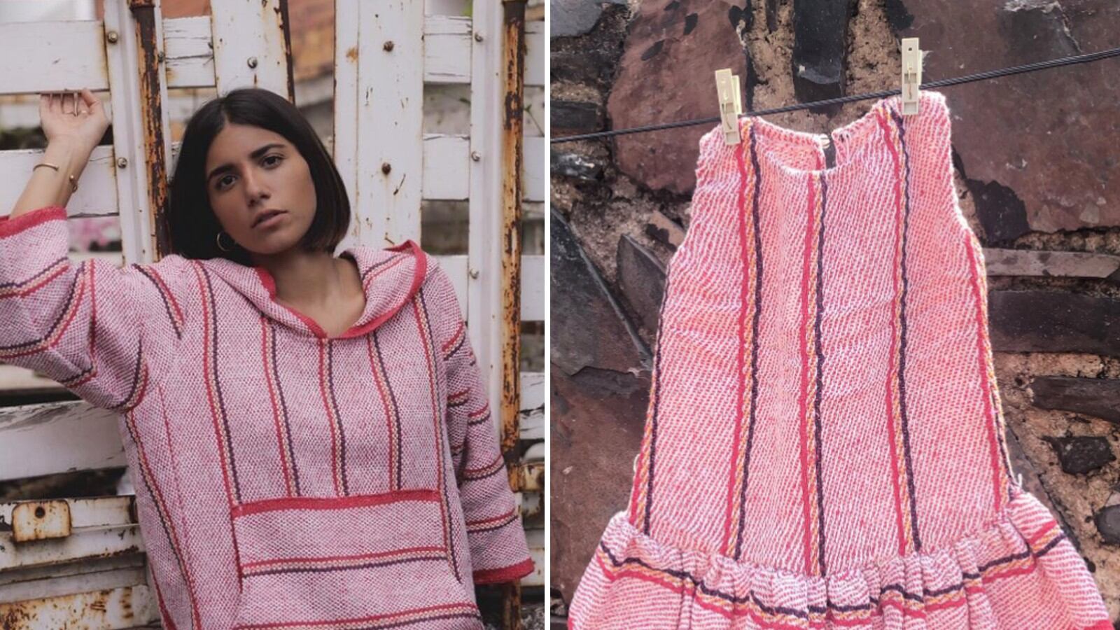 Diseñadora lanza ropa con jerga, una tela para limpiar.